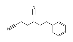 4-cyano-6-phenylhexanenitrile Structure