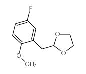 5-FLUORO-2-METHOXY (1,3-DIOXOLAN-2-YLMETHYL)BENZENE picture