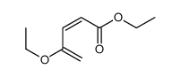 ethyl 4-ethoxypenta-2,4-dienoate Structure