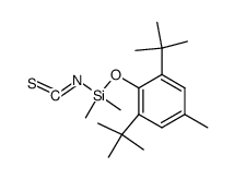 2,6-di-t-butyl-4-methylphenoxy-dimethylsilyl isothiocyanate结构式