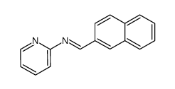 1-(naphthalen-2-yl)-N-(pyridin-2-yl)methanimine Structure