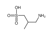 3-amino-2-methylpropane-1-sulfonic acid结构式