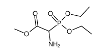 methyl 2-amino-2-(diethoxyphosphoryl)acetate结构式