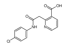 2-[2-(4-chloroanilino)-2-oxoethyl]pyridine-3-carboxylic acid结构式