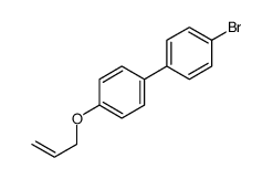 1-bromo-4-(4-prop-2-enoxyphenyl)benzene结构式