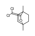 2-(dichloromethylidene)-1,4-dimethyl-3-oxabicyclo[2.2.2]oct-5-ene结构式