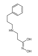 N-hydroxy-3-(3-phenylpropylamino)propanamide结构式