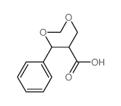 4-phenyl-1,3-dioxane-5-carboxylic acid Structure