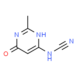 Cyanamide, (1,6-dihydro-2-methyl-6-oxo-4-pyrimidinyl)- (9CI) Structure