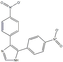 4,5-bis(4-nitrophenyl)-1H-imidazole Structure