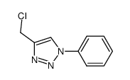 4-chloromethyl-1-phenyl-1H-[1,2,3]triazole结构式