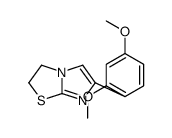 6-(2,4-dimethoxyphenyl)-2,3-dihydroimidazo[2,1-b][1,3]thiazole结构式