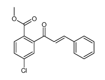 methyl 4-chloro-2-(3-phenylprop-2-enoyl)benzoate结构式
