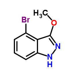 4-Bromo-3-methoxy-1H-indazole structure