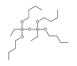 dibutoxy-[dibutoxy(ethyl)silyl]oxy-ethylsilane Structure