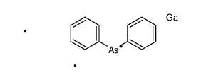 (diphenylarsino)dimethylgallium Structure