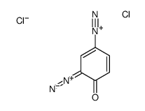4-hydroxybenzene-1,3-didiazonium,dichloride Structure