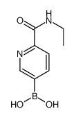 [6-(ethylcarbamoyl)pyridin-3-yl]boronic acid结构式