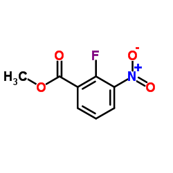 Methyl 2-fluoro-3-nitrobenzoate structure