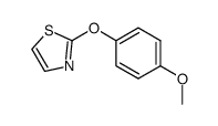 2-(4-methoxyphenoxy)-1,3-thiazole Structure