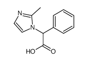 (2-Methyl-1H-imidazol-1-yl)(phenyl)acetic acid Structure