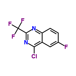 4-Chloro-6-fluoro-2-(trifluoromethyl)quinazoline Structure