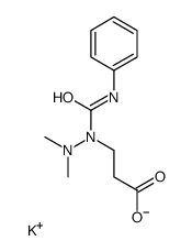 potassium,3-[dimethylamino(phenylcarbamoyl)amino]propanoate结构式
