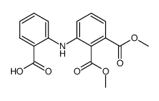 3-(2-Carboxy-phenylamino)-phthalic acid dimethyl ester Structure