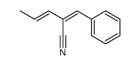 2-((Ξ)-benzylidene)-pent-3t-enenitrile Structure