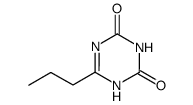 6-propyl-1,3,5-triazine-2,4(1H,3H)-dione结构式