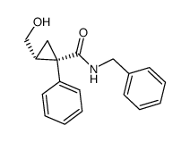 (1S,2R)-N-benzyl-2-(hydroxymethyl)-1-phenylcyclopropanecarboxamide Structure