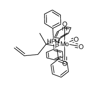 [Mo(CO)4(Ph2PCMe(allyl)PPh2)] Structure