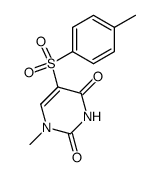1-methyl-5-(toluene-4-sulfonyl)-1H-pyrimidine-2,4-dione Structure