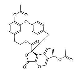 anhydroretipolide A 4',6-di-O-acetate结构式