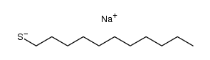 sodium n-undecylthiolate Structure