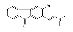 N'-(3-bromo-9-oxofluoren-2-yl)-N,N-dimethylmethanimidamide结构式