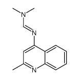 N,N-dimethyl-N'-(2-methylquinolin-4-yl)methanimidamide Structure