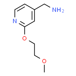 [2-(2-methoxyethoxy)pyridin-4-yl]methanamine Structure