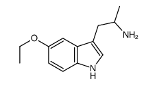 1-(5-ethoxy-1H-indol-3-yl)propan-2-amine结构式