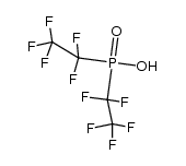 bis(pentafluoroethyl)phosphinic acid结构式