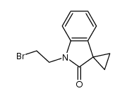 1'-(2-bromoethyl)spiro[cyclopropane]-1,3'-[3H]-indole-2'(1'H)-one Structure