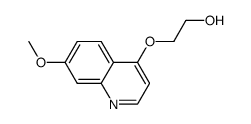 2-(7-methoxyquinolin-4-yloxy)ethanol Structure