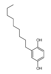 2-nonylbenzene-1,4-diol结构式
