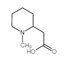 (1-METHYL-PIPERIDIN-2-YL)-ACETIC ACID Structure