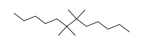 6,6,7,7-tetramethyldodecane Structure