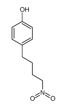 4-(4-nitrobutyl)phenol Structure