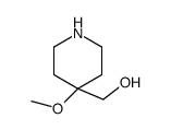 (4-methoxypiperidin-4-yl)methanol Structure