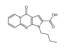 1-n-Butyl-4-oxo-1,4-dihydropyrido[1,2-a]pyrrolo[2,3-d]pyrimidine-2-carboxylic acid Structure
