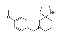 9-[(4-methoxyphenyl)methyl]-1,9-diazaspiro[4.5]decane Structure