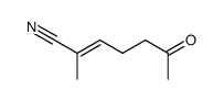 2-Heptenenitrile, 2-methyl-6-oxo-, (Z)- (9CI)结构式